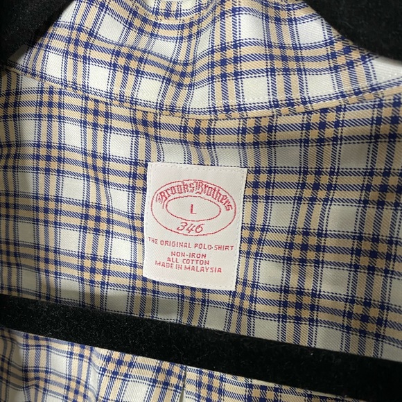 Brooks Brothers Plaid Button Down Dress Shirt - Picture 3 of 5